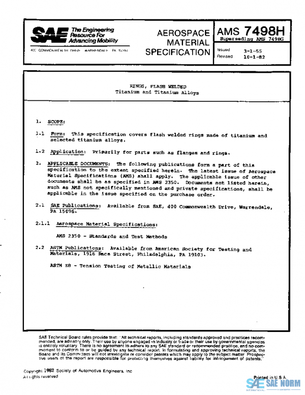 SAE AMS7498H PDF