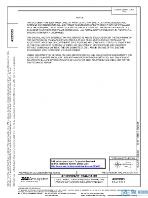 SAE AS23003 PDF