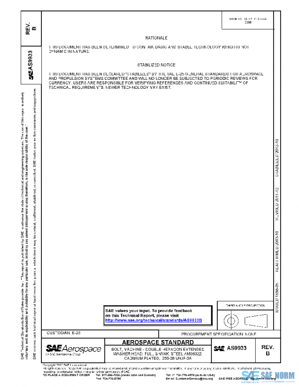 SAE AS9933B PDF