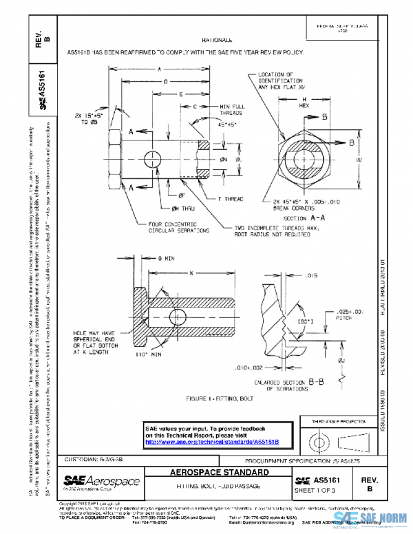 SAE AS5161B PDF SAE AS5161B PDF