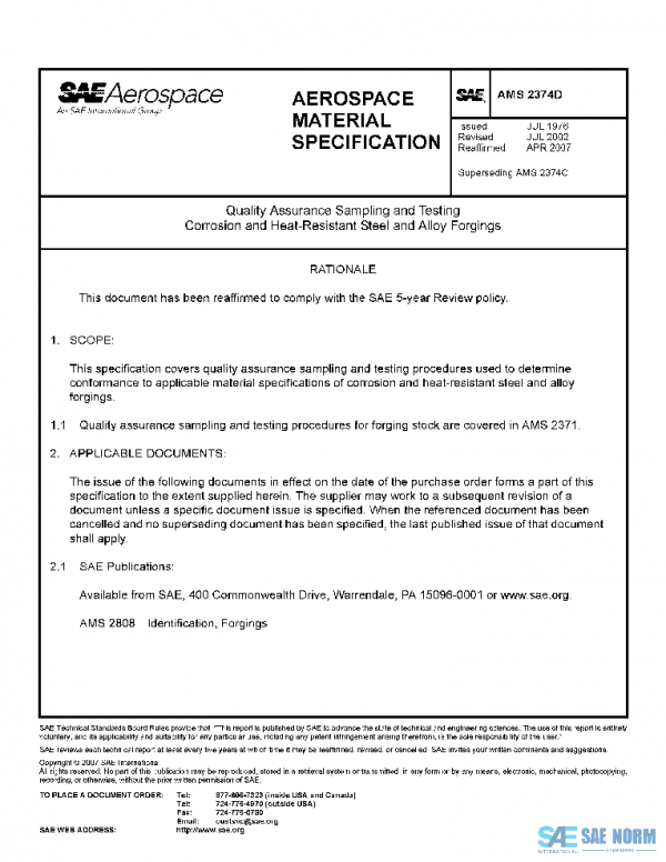 SAE AMS2374D PDF