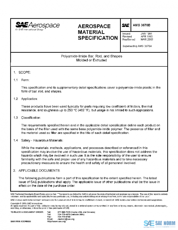 SAE AMS3670B PDF SAE AMS3670B PDF