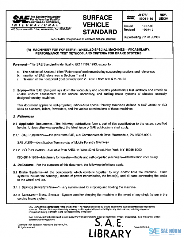 SAE J1178_199412 PDF