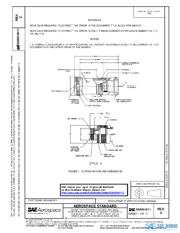 SAE AS85049/11C PDF SAE AS85049/11C PDF