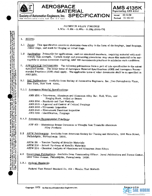 SAE AMS4135K PDF