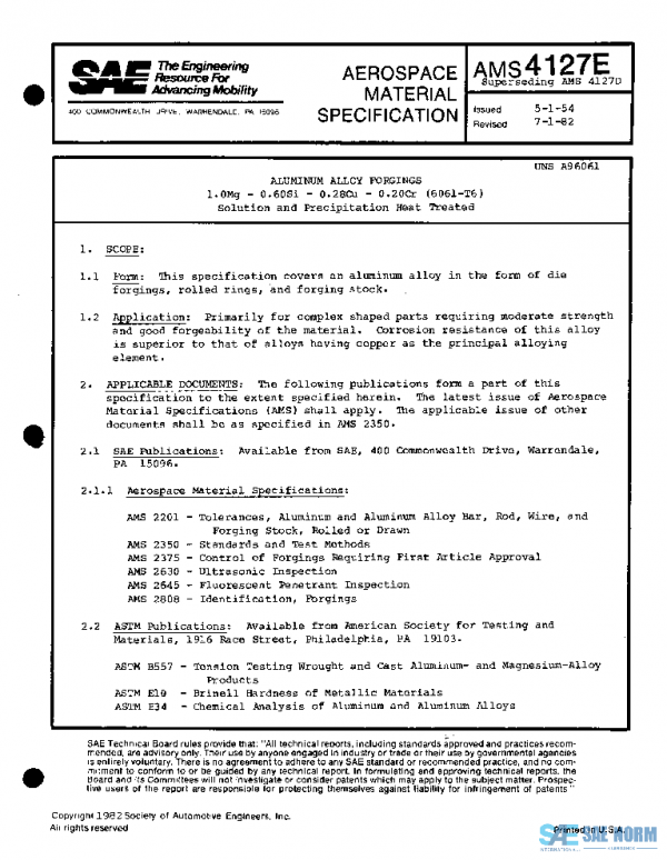 SAE AMS4127E PDF SAE AMS4127E PDF
