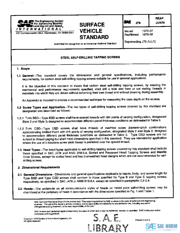 SAE J78_197906 PDF SAE J78_197906 PDF