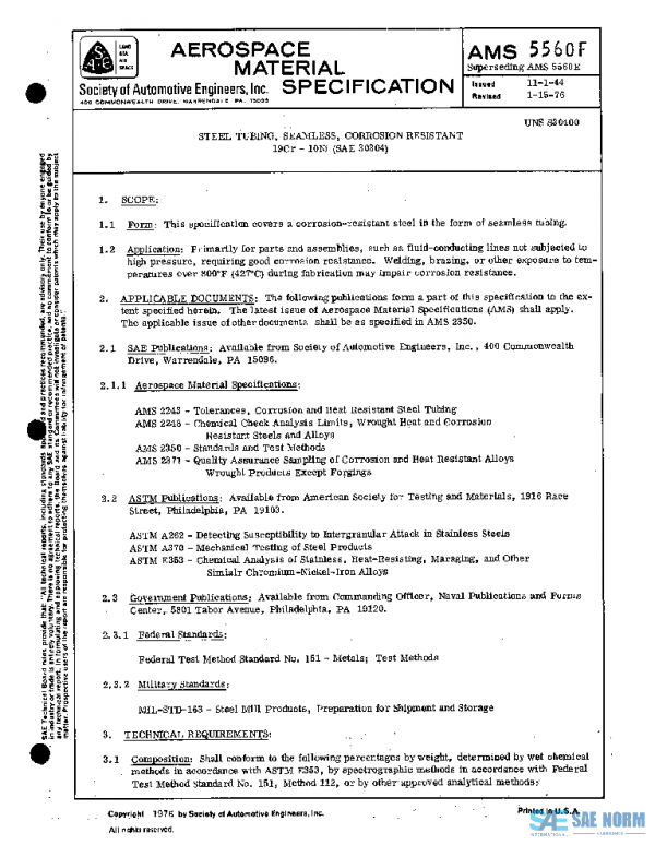 SAE AMS5560F PDF SAE AMS5560F PDF