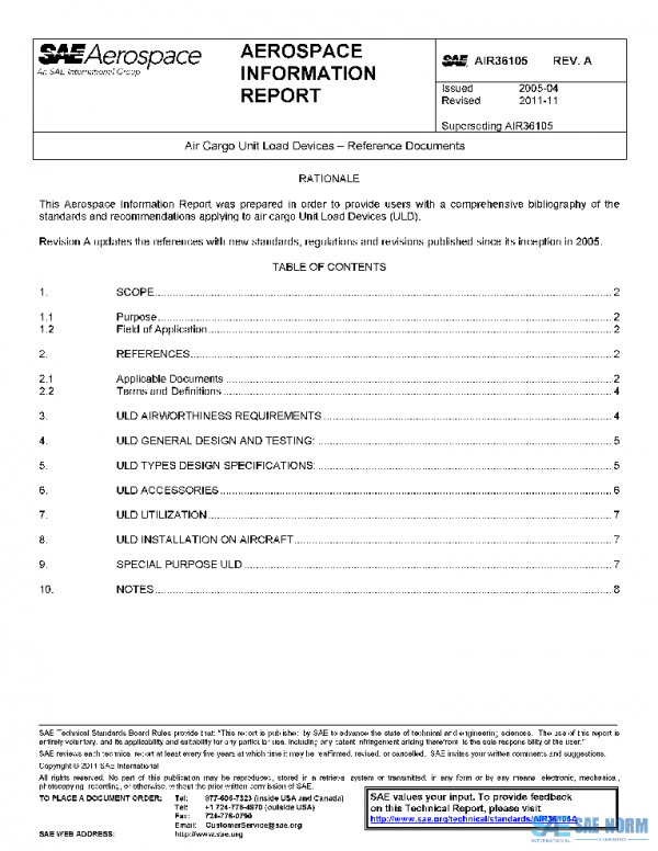 SAE AIR36105A PDF