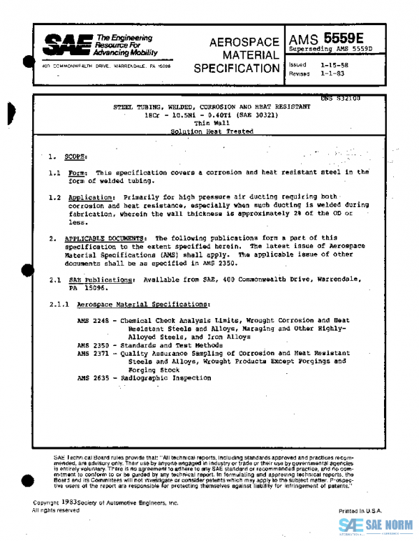 SAE AMS5559E PDF