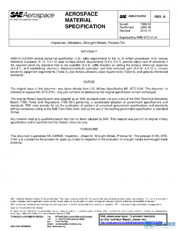 SAE AMSSTD2154A PDF