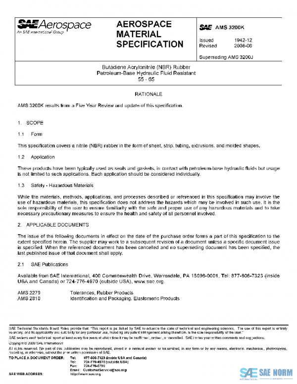 SAE AMS3200K PDF SAE AMS3200K PDF
