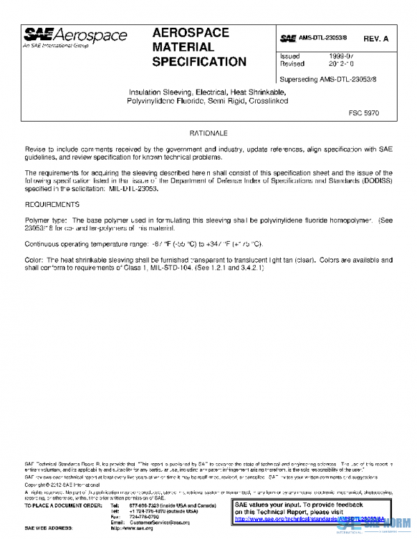 SAE AMSDTL23053/8A PDF
