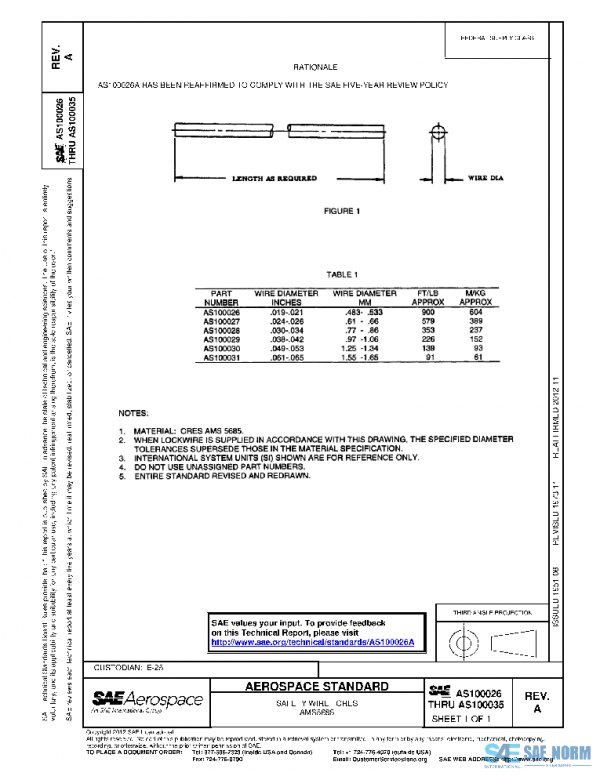 SAE AS100026A PDF