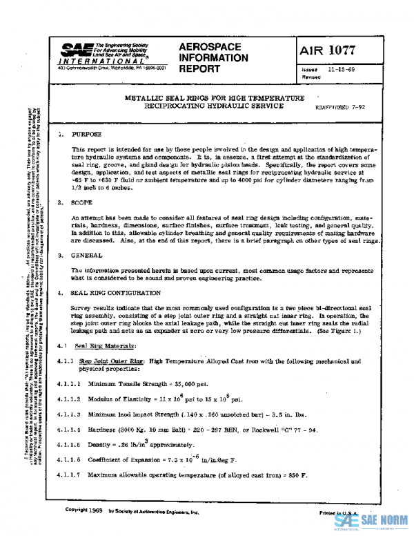 SAE AIR1077 PDF