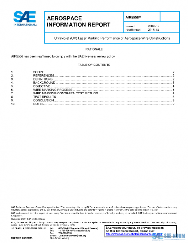 SAE AIR5558 PDF