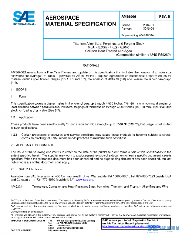 SAE AMS6906B PDF