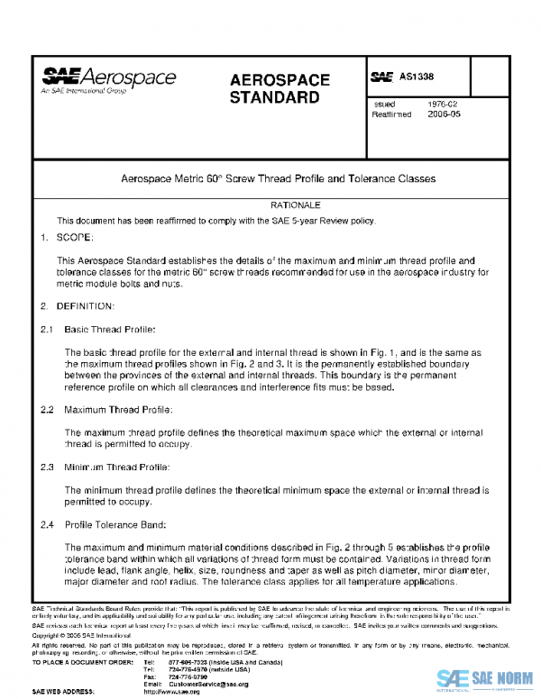 SAE AS1338 PDF