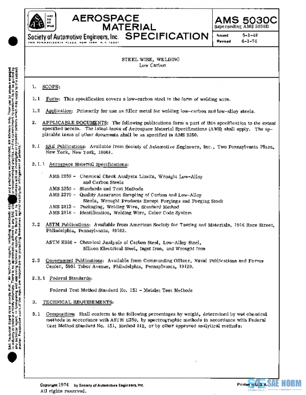 SAE AMS5030C PDF