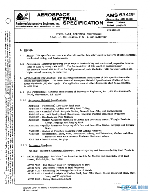 SAE AMS6342F PDF