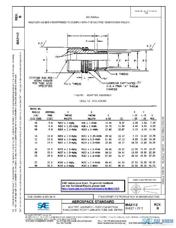 SAE MA2112B PDF