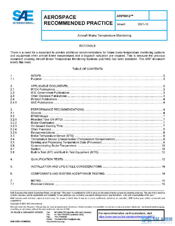 SAE ARP6812 PDF