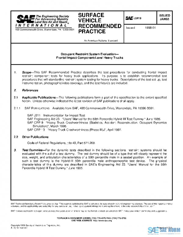 SAE J2418_199801 PDF