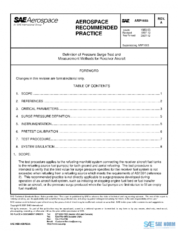 SAE ARP1665A PDF