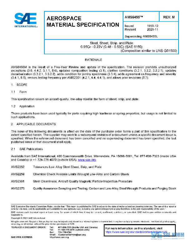 SAE AMS6455M PDF