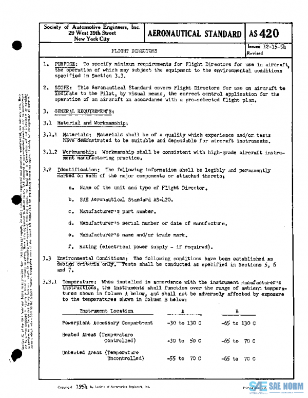 SAE AS420 PDF