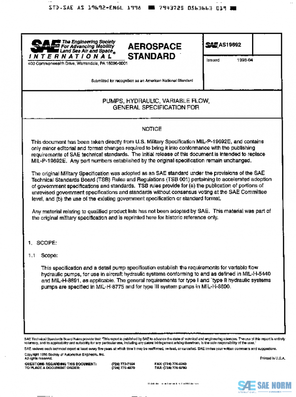SAE AS19692 PDF