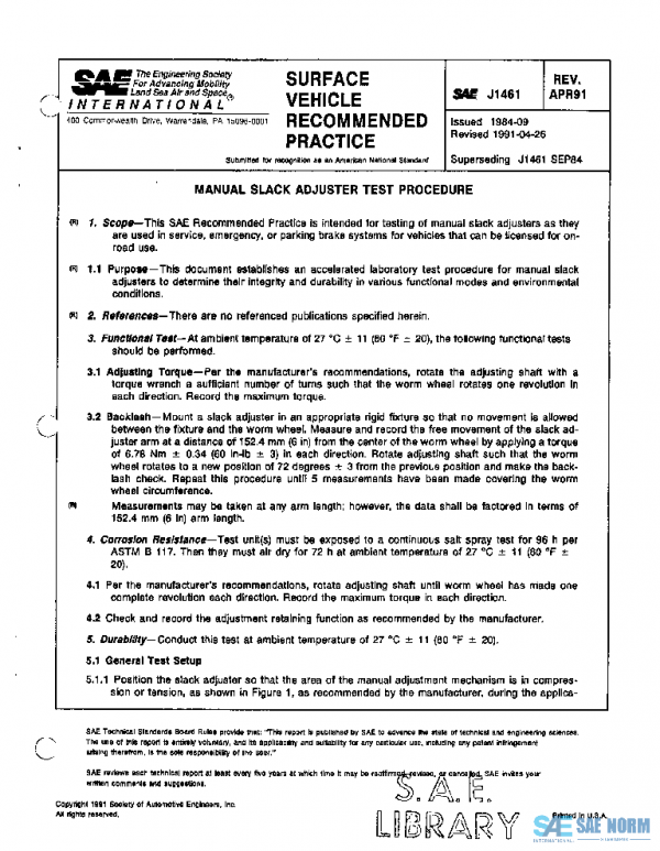 SAE J1461_199104 PDF