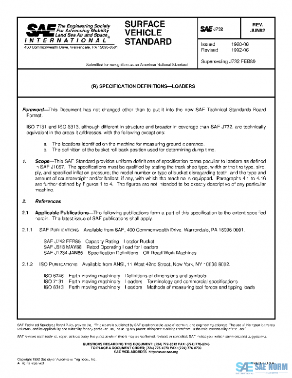 SAE J732_199206 PDF