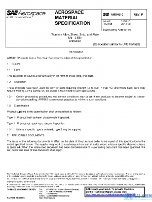 SAE AMS4910P PDF