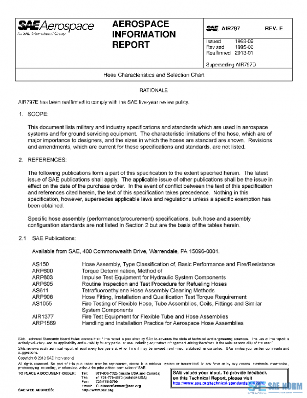 SAE AIR797E PDF SAE AIR797E PDF