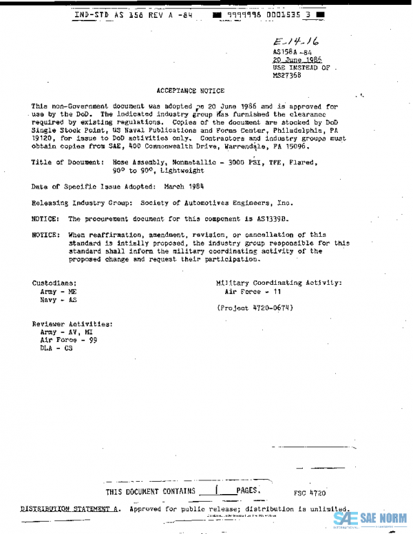 SAE AS158A PDF