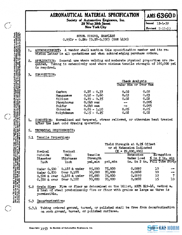 SAE AMS6360D PDF SAE AMS6360D PDF