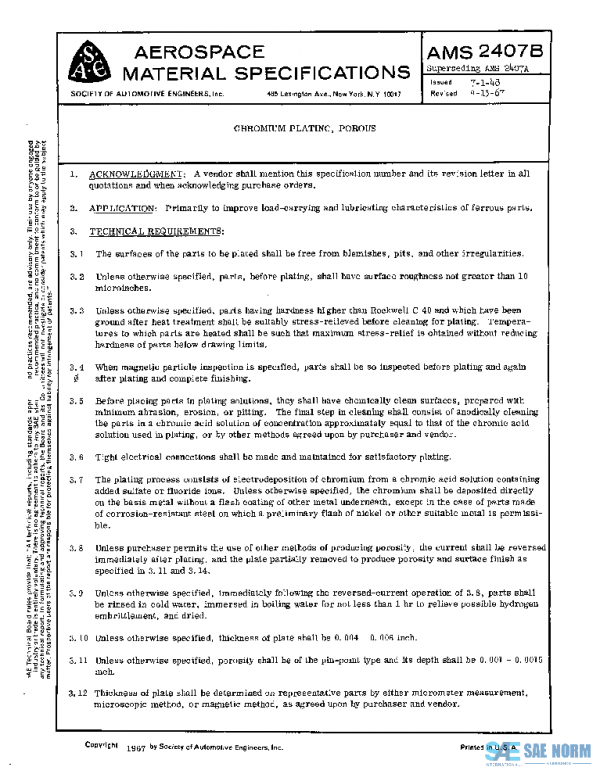 SAE AMS2407B PDF SAE AMS2407B PDF