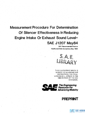 SAE J1207_198405 PDF