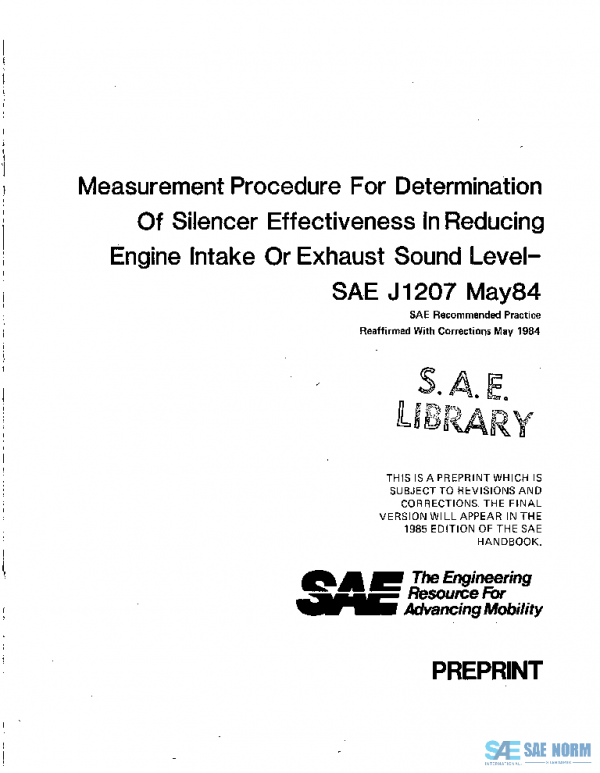 SAE J1207_198405 PDF
