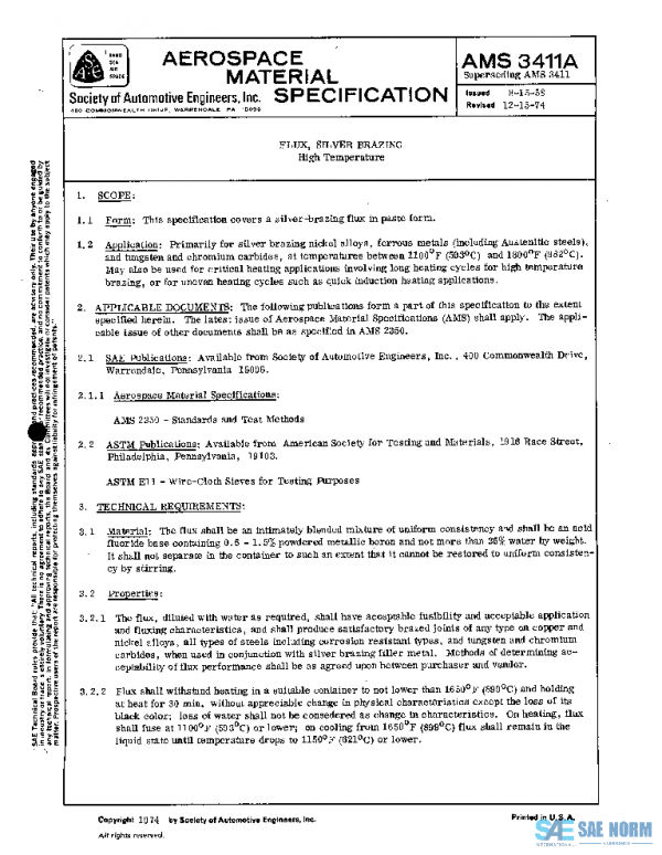 SAE AMS3411A PDF