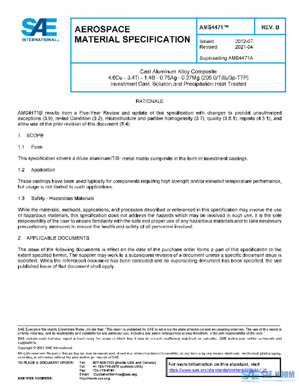 SAE AMS4471B PDF
