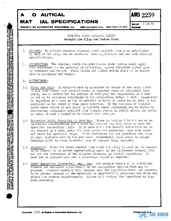SAE AMS2259 PDF SAE AMS2259 PDF