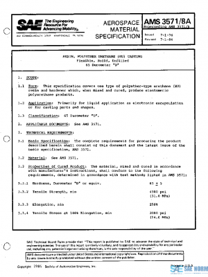SAE AMS3571/8A PDF