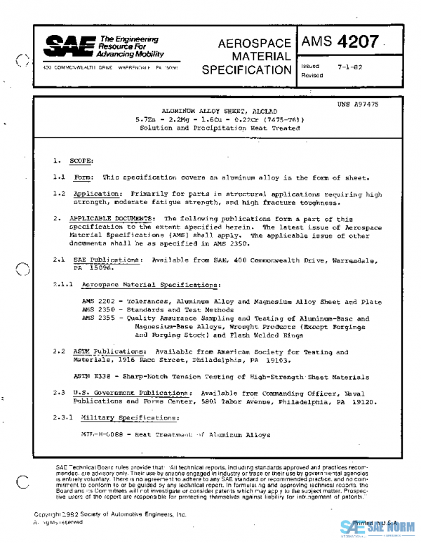 SAE AMS4207 PDF
