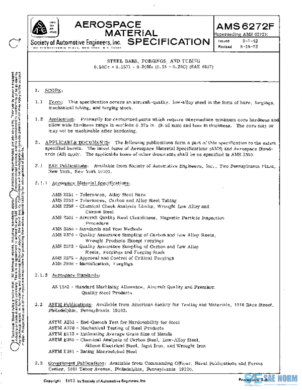 SAE AMS6272F PDF