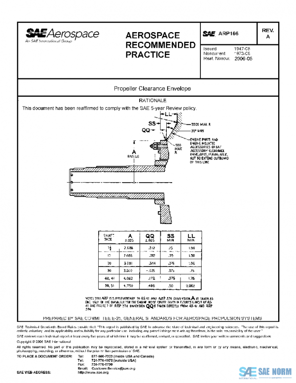 SAE ARP166A PDF