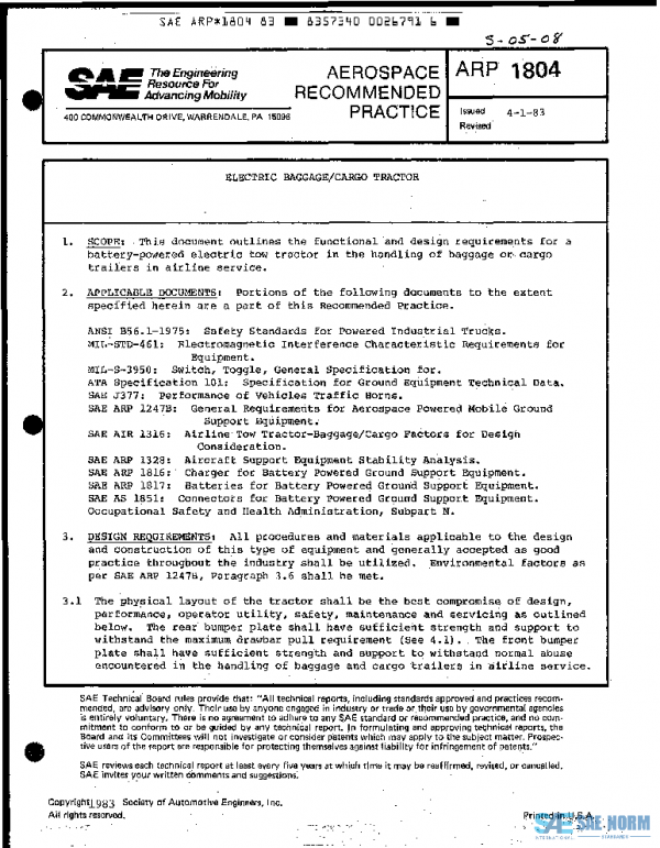 SAE ARP1804 PDF