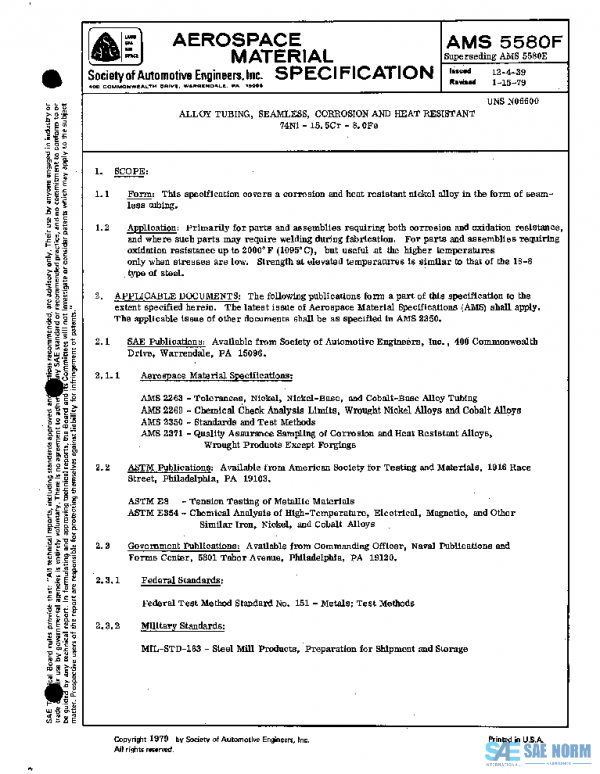SAE AMS5580F PDF