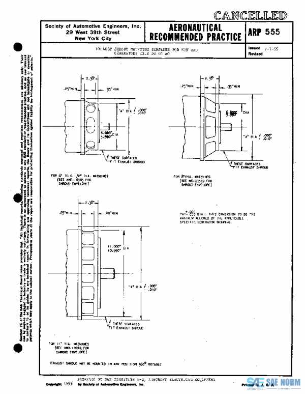 SAE ARP555 PDF SAE ARP555 PDF